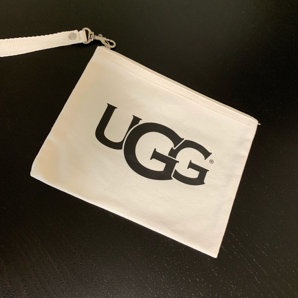 UGG canvas zipper wristlet